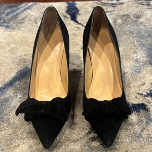 Ivanka Trump Black Pointed-Toe Heels – Size 8